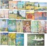 The Gifted Stationary 20 Set of Posters, Claude Monet Paintings for Home Decor, Matte Laminated Fine Art Prints Wall Decor, 200gsm (13 x 19 in)