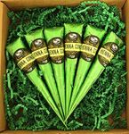 The Henna Guys 100% Natural Ready to Use Henna Cones For Redish Brown Hair Dye - Perfect for Spot hair coloring 6 Pack.