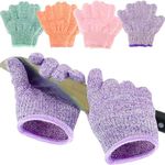 Kids Cut Resistant Gloves 4 Pairs Cut Resistant Gloves Safe Anti-cutting Gloves Level 5 Protection Cutting Gloves for Kids XXS Kitchen Cut Gloves for Cooking Whittling Wood Carving Gardening and DIY