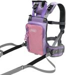 MYDAYS OUTDOOR Ski and Snowboard Harness Trainer,Control Steer & Speed,Snowboard Anti-fall Traction Belt Beginner,Ski Auxiliary Bag with Safety Belt (Pink)