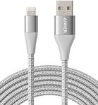 Anker PowerLine+ II Lightning Cable (10ft / 3m), MFi Certified for Flawless Compatibility with iPhone XS/XS Max/XR/iPhone X / 8/8 Plus / 7/7 Plus / 6/6 Plus / 5 / 5S and More