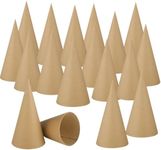 Zhanmai 6 Pcs Paper Mache Cones Ope