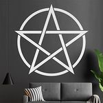 Pentagram Wall Sticker in 6 Sizes - Wall Sticker - Decoration for Kitchen, Living Room, Bedroom, Bathroom