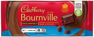 5 x Bournville Old Jamaica Dark Chocolate Bars 100g