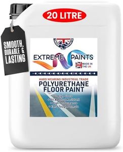 TRADE SUPPLIES UK - Extreme Polyurethane Floor Paint. Durable, Premium-Grade Paint for Concrete, Wood, Garage, Indoor Floors - Light Grey, 20L