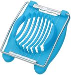 PULABO Manual Food Processors Egg Slicers Chopper Staainless Steel Fruit Cutter Egg Tools Kitchen Tools Gadgets(Blue) Popular