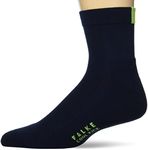 FALKE Unisex Cool Kick Short Socks, Breathable, Cooling Effect, Polyester, Quarter Length, Casual Everyday Stockings, Blue (Marine 6120), 12.5-13.5, 1 Pair