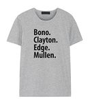 Fellow Friends - Band Members Line Up T-Shirt Unisex Large Grey