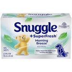 Snuggle Plus Super Fresh Fabric Softener Dryer Sheets with Odor Fighting Ingredients, 105 Count