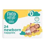 Fred & Flo Size 0 Nappies NewBorn 24 Pack