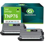 GREENBOX Compatible TNP-76 TNP-75 High Yield Toner Cartridge Replacement for Konica TNP76 TNP75 for Minolta Bizhub 4000i 5000i Printer (Black,2 Pack)