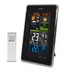 La Crosse Technology WS6835-BLA Weather Station with Moon phase Screen Color Black