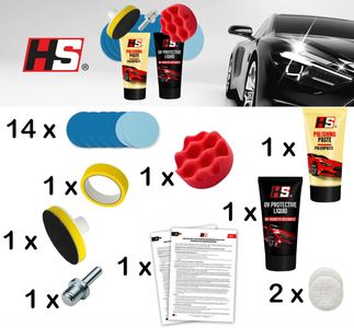 HS Headlight Restoration Kit – Clear Lens Cleaner & Polish