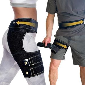 CopperJoint Copper Belt Upper Hip Brace for Women and Men, Thigh Compression Sleeve, Sciatic Nerve Brace, Sciatica Hip Braces Stabilizer, Pulled Hamstring Wrap - Suited for Left Hip or Right Hip