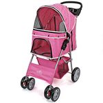 Pet Stroller (Pink)