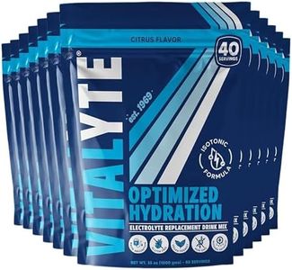 Vitalyte Electrolyte Powder Drink Mix, Isotonic Electrolyte Hydration Mix, Bulk Case Pack (12 Pack, Cool Citrus)