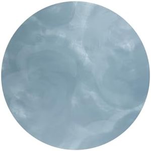 Waterproof Premium High Chair Mat - 41” Non-Toxic Baby Feeding Mat for Easy Clean, Spill-Resistant Floor Protector - Durable Toddler Dining Mat Clouds (Gray)