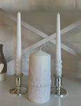 Magik Life Unity Candle Set for Wedding - Wedding Unity Set for Reception and Ceremony - Candle Sets - 6 Inch Pillar and 2 * 10 Inch Tapers