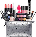 FantasyDay All-in-one Makeup Set Gift Surprise | Full Makeup Kit for Women Cosmetic Essential Starter Bundle Include Eyeshadow Palette Lipstick Blush Foundation Concealer Face Powder Lipgloss Brush