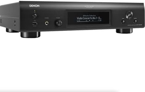 Denon Lettore audio digitale DNP-2000NE, audio multi-room wireless, elaborazione Ultra AL32, HEOS integrato, configurazione Quad DAC, supporta AirPlay 2, Alexa e Siri Voice Control, nero