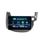 2 Din Android Car Stereo For Honda Fit/Jazz RHD 2007-2014 - Wireless Carplay/Android Auto - 2G+32G - Free Camera - 10 Inch IPS - Steering Wheel WiFi 4G DAB RDS BT