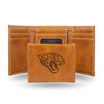 NFL Rico Industries Laser Engraved Trifold Wallet, Jacksonville Jaguars