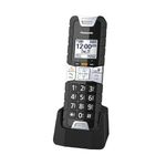 Panasonic Rugged Cordless Phone Handset Accessory Compatible with TGF5x, TGD5x and TGF24x Series Cordless Phone Systems - KX-TGTA61B (Black)