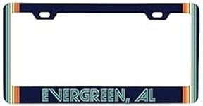 Evergreen Alabama Car Metal License