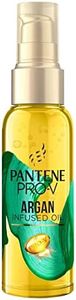 Pantene Pro-V Smooth & Silky Hair Oil with Argan Oil without Rinse, for Unruly Hair, Hair Care Shine, Hair Treatment, Hair Care Dry Hair, Beauty, 100 ml (Packaging May Vary)