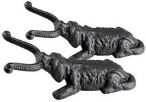 Esschert Design Cast Iron Dog Boot Pullers, Pack of 2