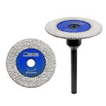 SHDIATOOL Mini Diamond Saw Blades 50mm Cutting Disc for Marble Granite Stone Concrete Masonry 2pcs