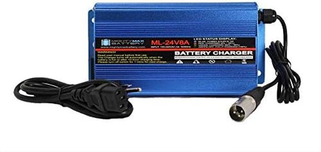 Mighty Max Battery 24 Volt 8 amp Charger for invacare Pronto m91 with surestep