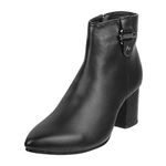 Metro Women's Black Fashion Ankle Party Boot with Heel UK/7 EU/40 (31-66)