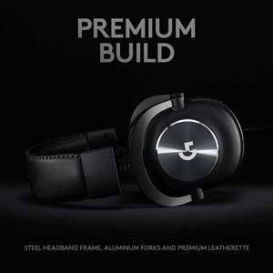 Logitech G PRO X Gaming Headset – Black, Wired Over-Ear