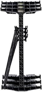 Latitude Outdoors Carbon SS Fiber Climbing Sticks, Lightweight Single-Piece Design with Amsteel Attachment Ropes, 3 Pack