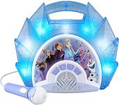 Frozen Anna & Elsa Sing Along Boombox With Real Working Microphone, Built In Music and MP3 Player Compatible