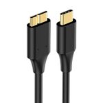 rts USB C Type C External Hard Drive Cable Hdd Cable Gold-Plated Plugs 10Gbps Fast Charging & Syncing Cord Compatible with Portable Hard Drives WD, Seagate, Toshiba, Sony, Samsung, Maxtor,Lacie, Adata