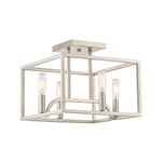 Designers Fountain 88411-SP Uptown 4 Light Semi-Flush