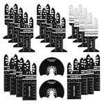 24 PC Multitool Blades LEILUO Oscillating Saw Blades for Wood Metal Plastics Quick Release Oscillating Tool Blades Kit Fit Dewalt Worx Rockwell Milwaukee Makita Ryobi Silverline Black Decker etc