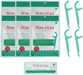 Mint Dental Floss Picks,Tooth Picks Flossers for Adults，600 Count with a Portable Travel Cases Floss