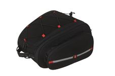 RiderZone Nylon Killar Motorcycle Tail Bag For All Bikes, With 5 Second Bungee Mounting