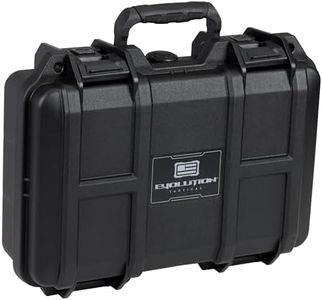 Evolution Tactical Liberator Series PX-1836 Pistol Hard Case – Waterproof & Dustproof Hard Gun Case with Pick-n-Pluck Foam, TSA-Approved
