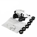 4-Lens Dual LED Head Magnifying Gla