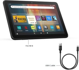 Amazon Fire HD 8 Tablet, 32GB – Black