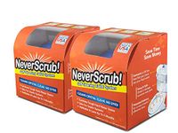 NeverScrub Self Cleaning Toilet - Automatic Toilet Bowl Cleaner Last Up 3 Months Continuous Cleaning - Refillable Toilet Bowl Cleaner for Stains, Rings, and Odor – 2 Pack