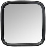 Rugged Ridge 11002.02 Black Square Convex Side Mirror Head