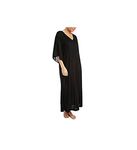 N Natori Women's Congo Caftan, Black, X-Large