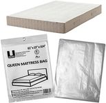 uBoxes Queen Mattress Clear Plastic