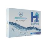 H2 Molecular Hydrogen Water Tablets with Magnesium – 12 PPM Effervescent Hydrogen Tablets for Drinking Water, Supports Hydration, Energy & Metabolism, Unflavored, 60 Tablets