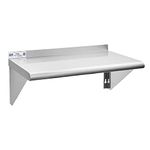 Hally Stainless Steel Shelf 12 x 24 Inches 230 lb, NSF Commercial Wall Mount Floating Shelving for Restaurant, Kitchen, Home and Hotel